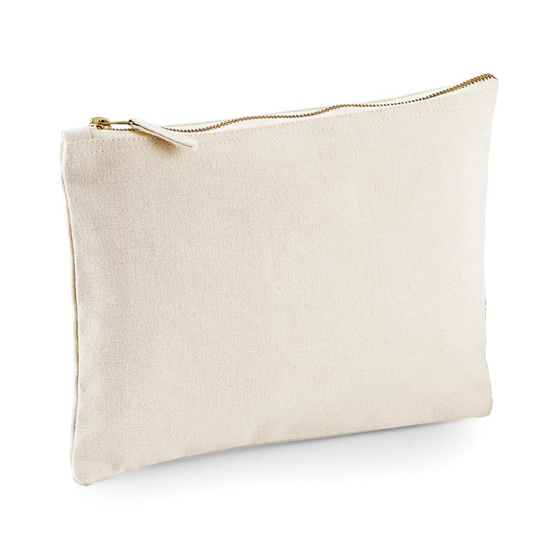 Canvas accessory pouch - Off White XS
